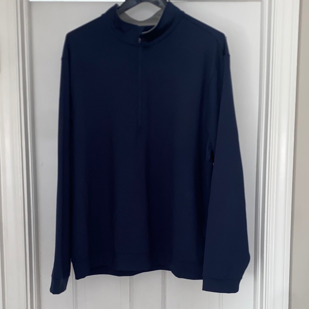 Walter Hagen Men's Zip-Up Sweater - Deep Blue